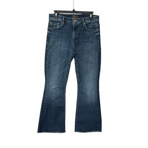 MOTHER Women's Flare Jeans in Dark Blue